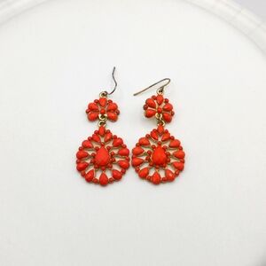 Vintage Corral Pink Earrings